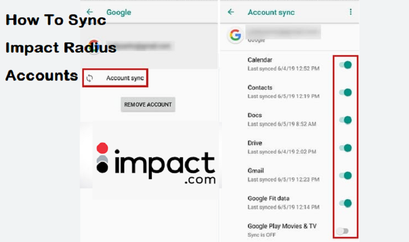 How To Sync Impact Radius Accounts