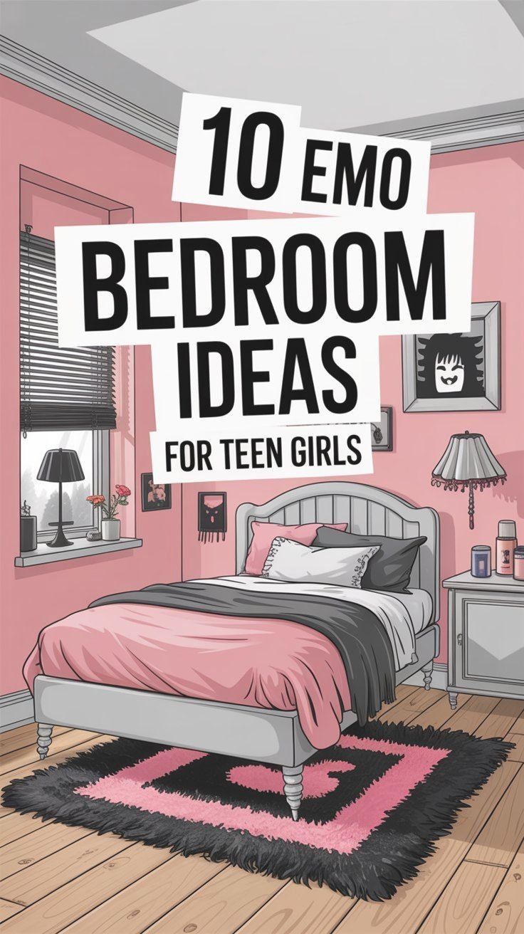 10 Emo Bedroom Ideas for Teen Girls