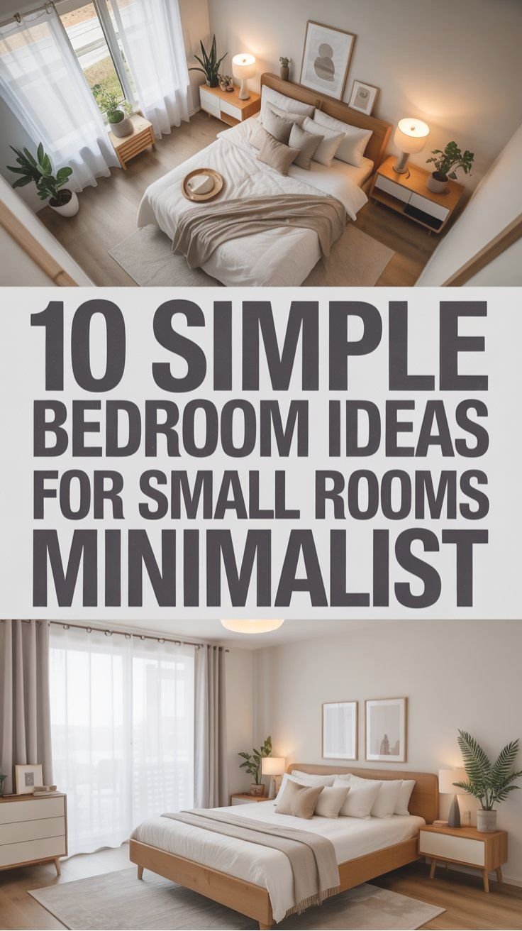 10 Simple Bedroom Ideas for Small Rooms Minimalist
