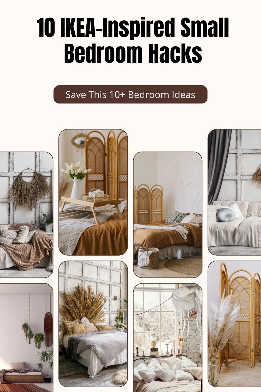10 ikea inspired small bedroom hacks