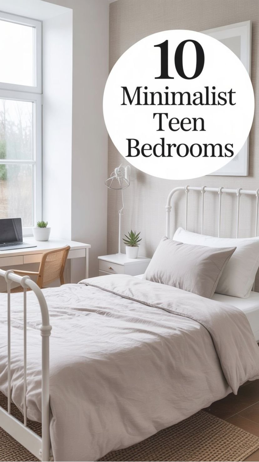Minimalist Teen Bedrooms