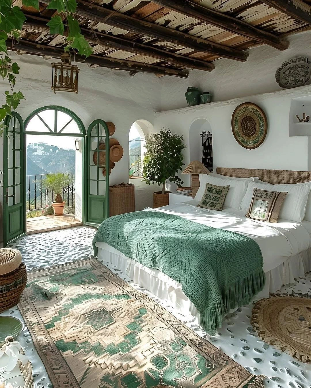 Boho Bedroom Ideas Bohemian Cozy: Tiny house loft bedroom with wood.