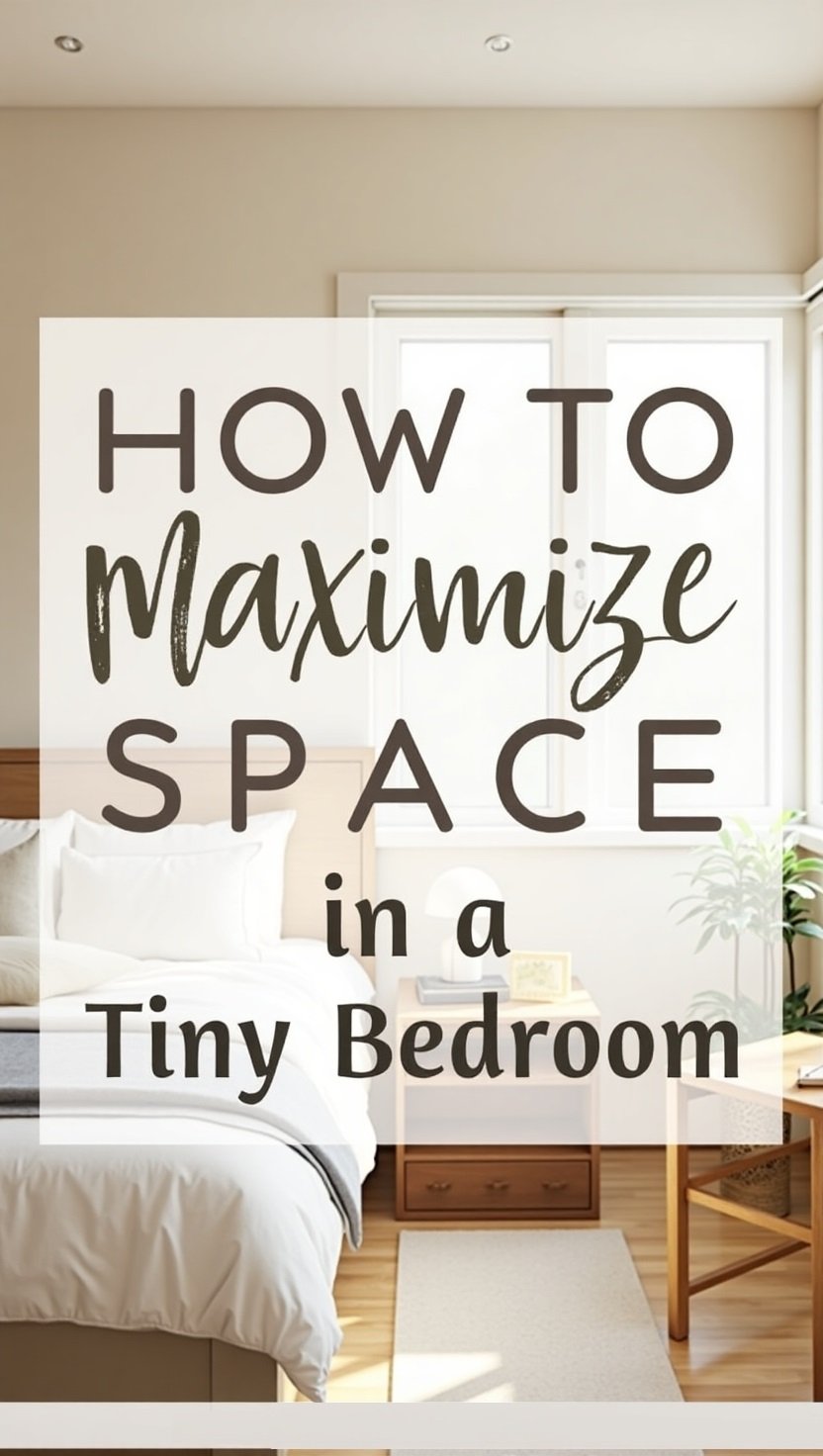 How to Maximize Space in a Tiny Bedroom