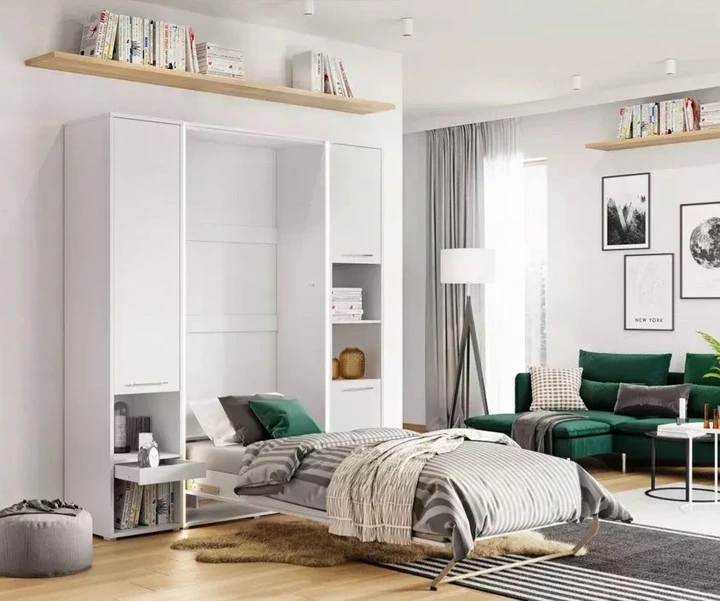 Modern Bedroom Ideas Contemporary - clever Murphy bed system.