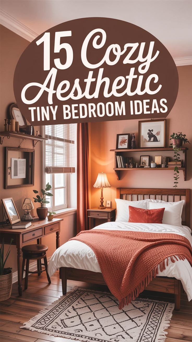 15 Cozy Aesthetic Tiny Bedroom Ideas