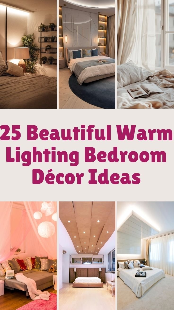 Beautiful Warm Lighting Bedroom Décor Inspirations