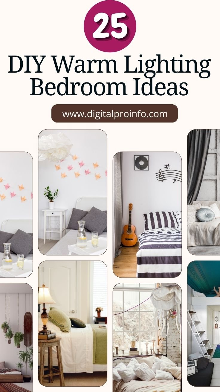 DIY Warm Lighting DIY Bedroom Ideas