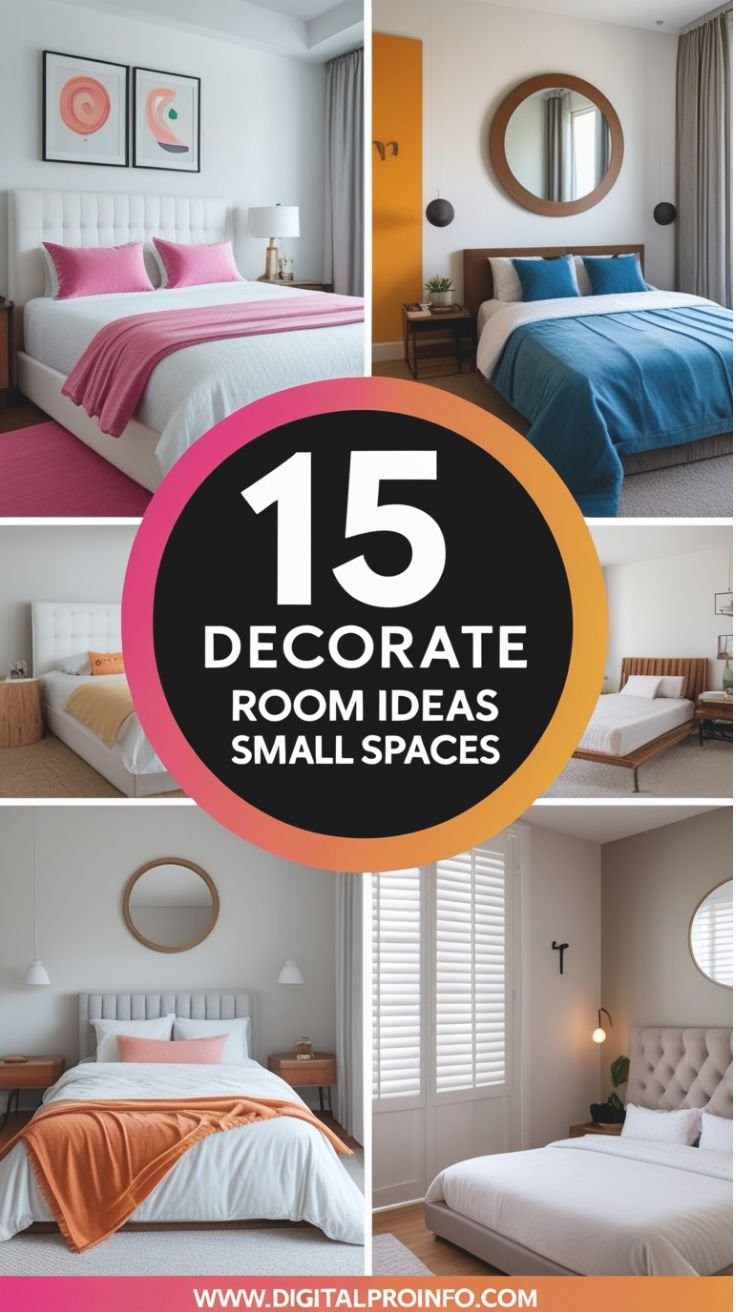 Decorate Room Ideas Bedroom Small Spaces
