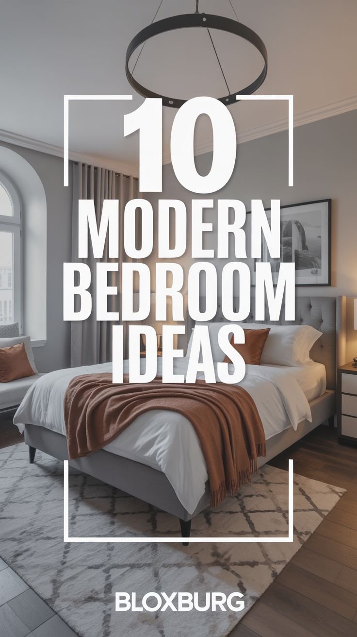 Modern Bedroom Ideas Bloxburg
