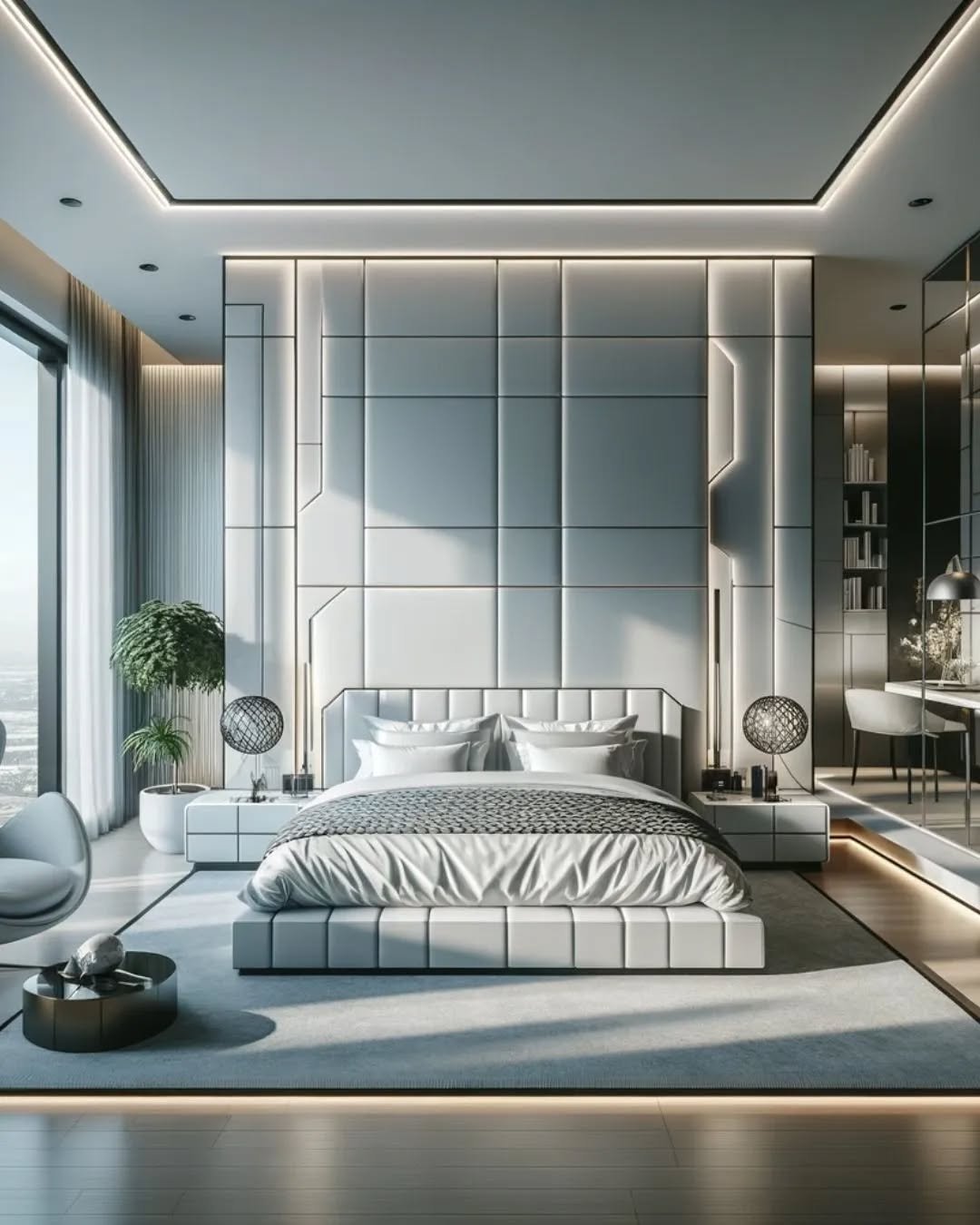 Futuristic bedroom