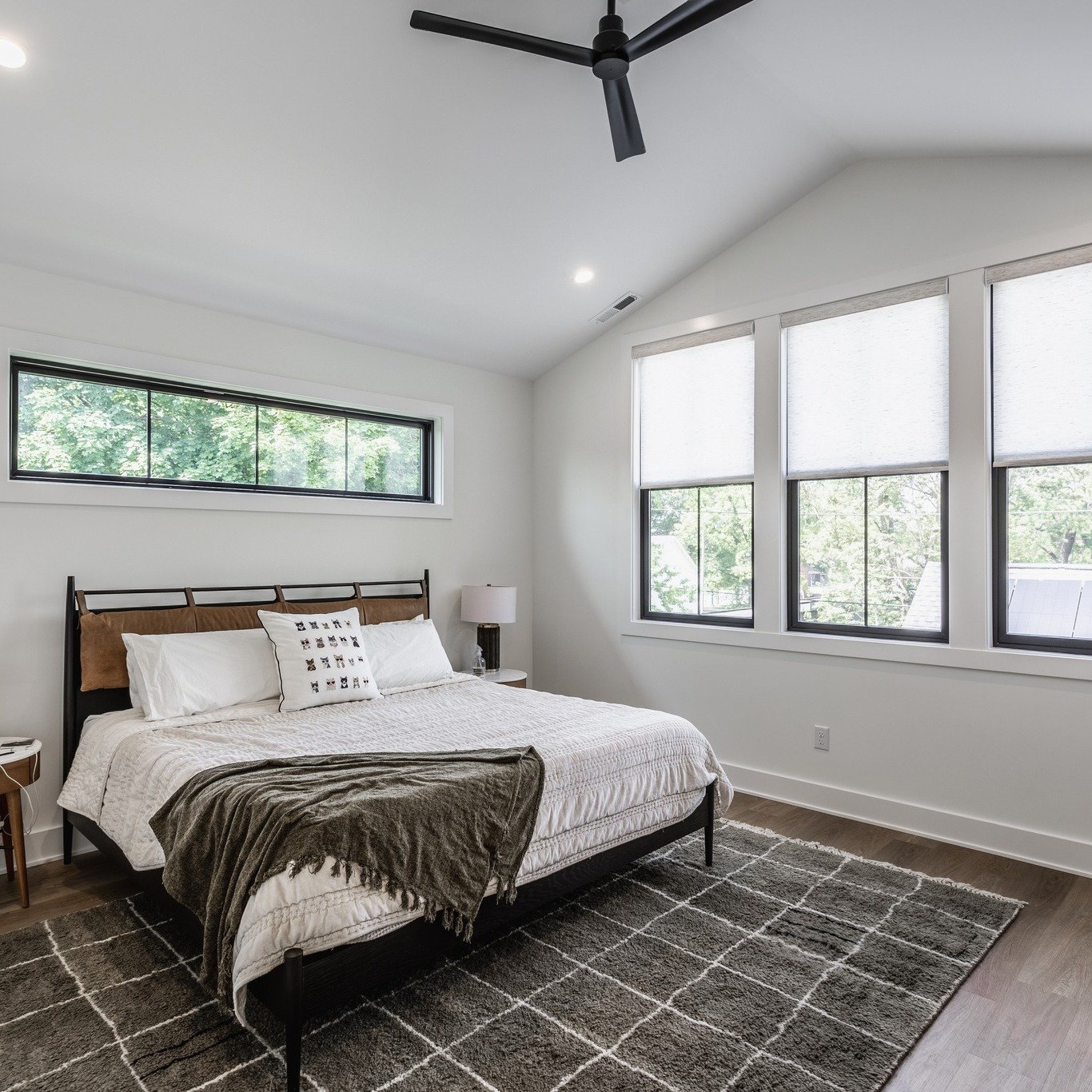 Rustic industrial bedroom