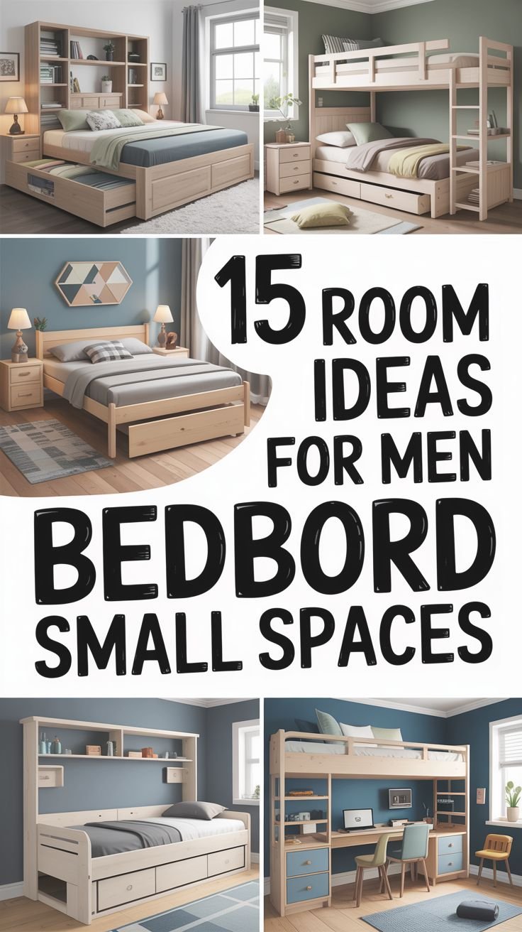 Room Ideas for Men Bedroom Small Space