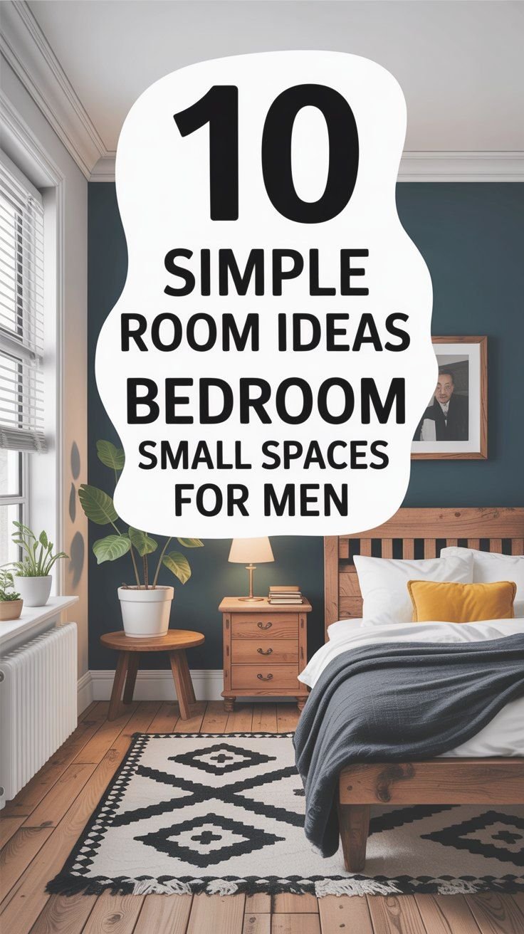 10 Simple Room Ideas Bedroom Small Spaces for Men in 2025