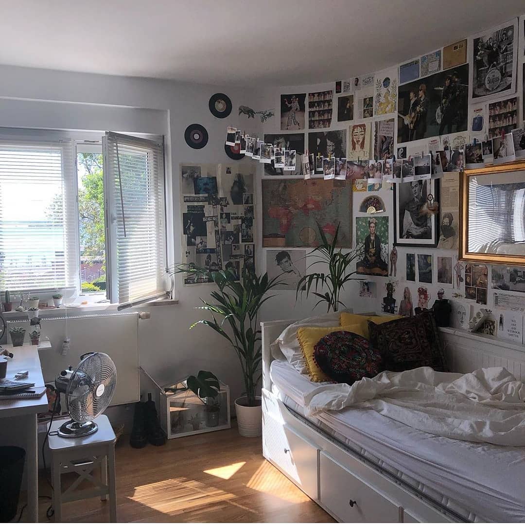 Retro collage wall  