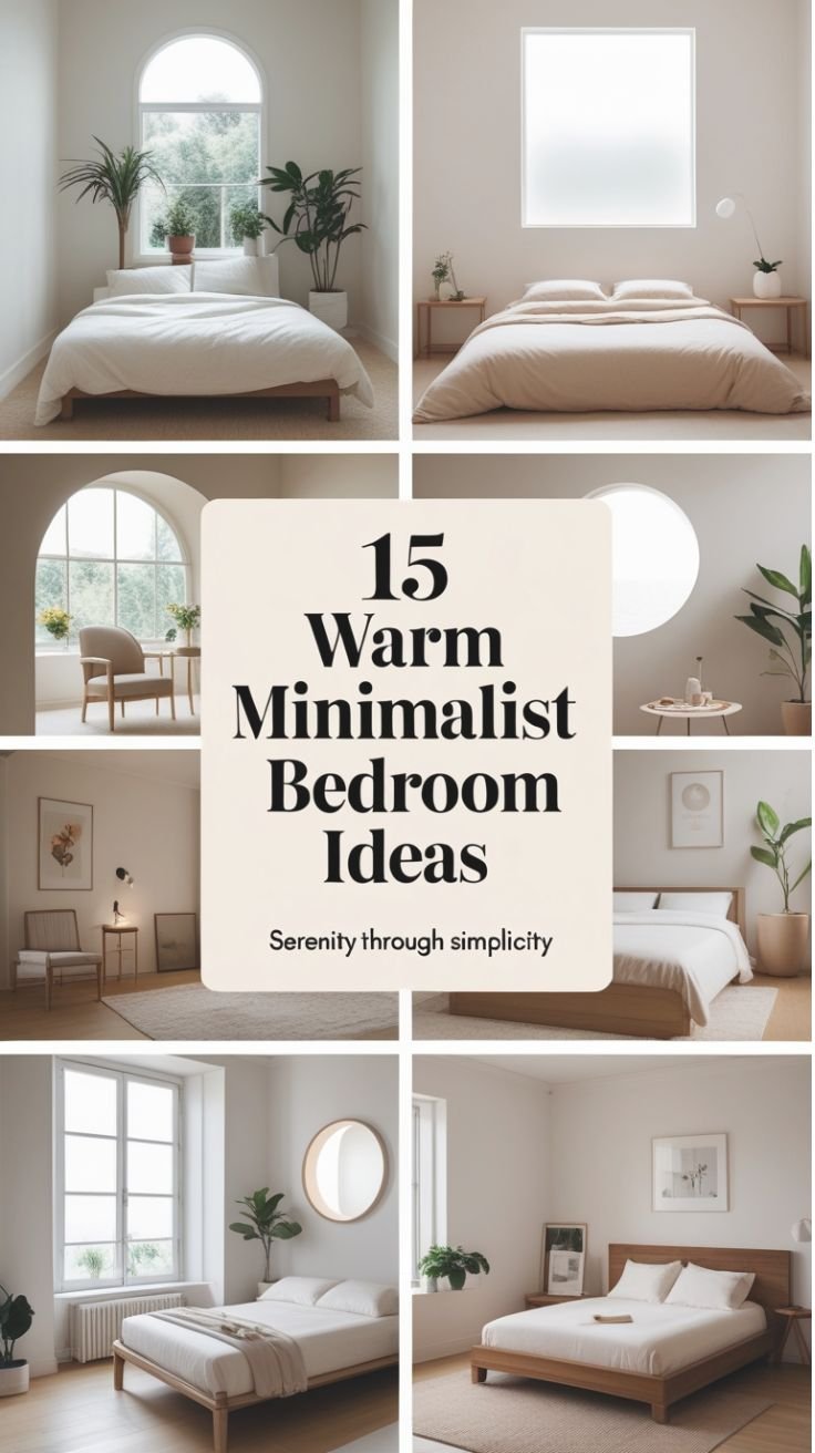 Warm Minimalist Bedroom Ideas