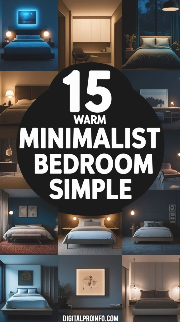 Warm Minimalist Bedroom Simple