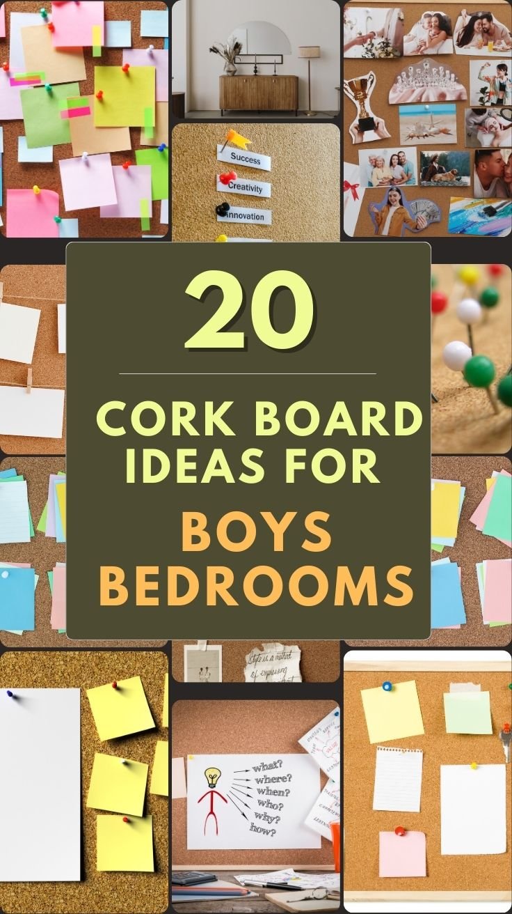 Cork Board Ideas for Boys Bedrooms