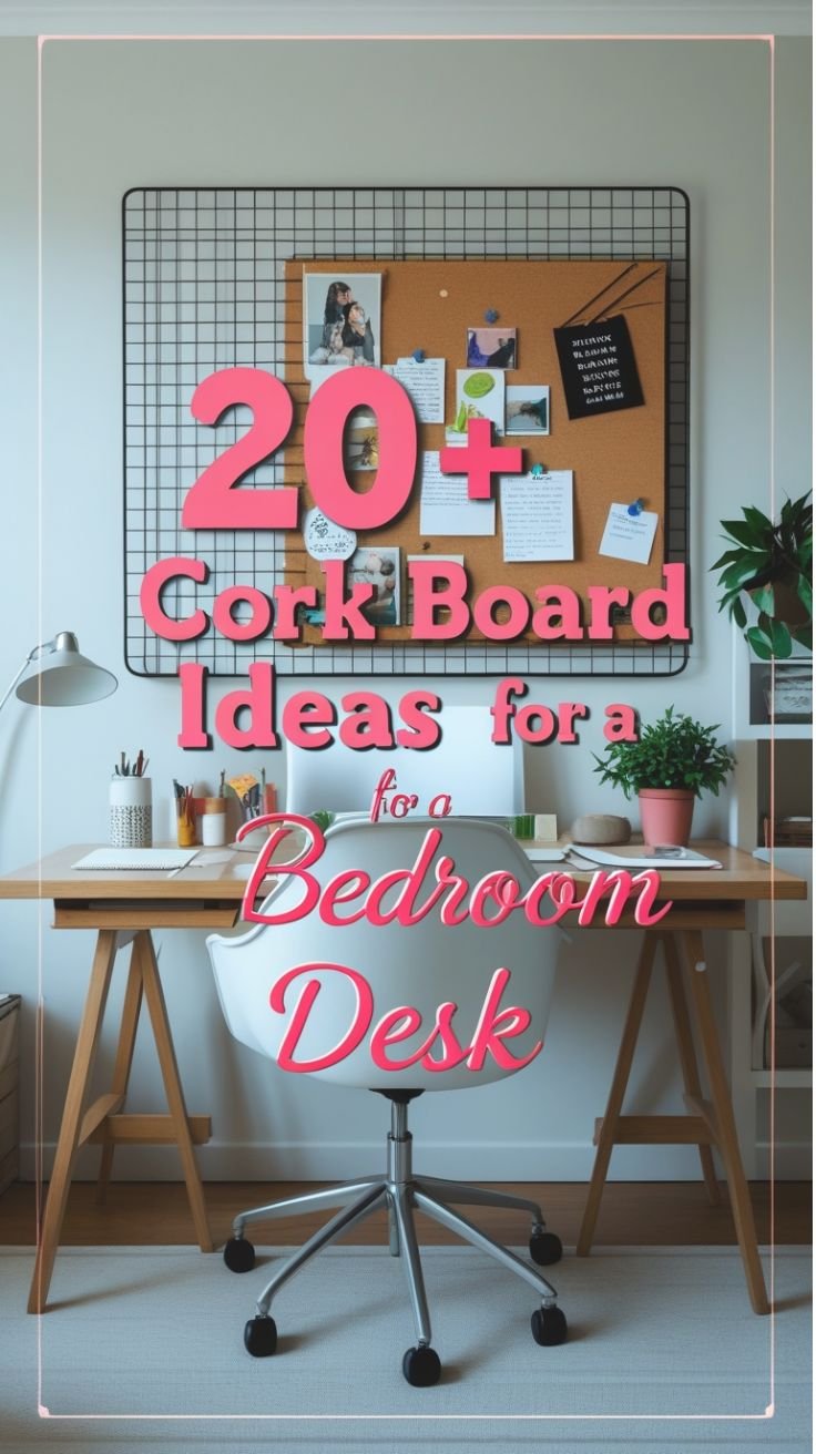Cork Board Ideas for a Bedroom Desk (3)