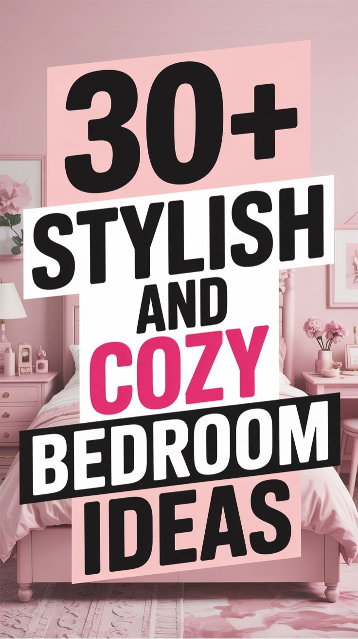 Moody Pink Bedroom Ideas (2)