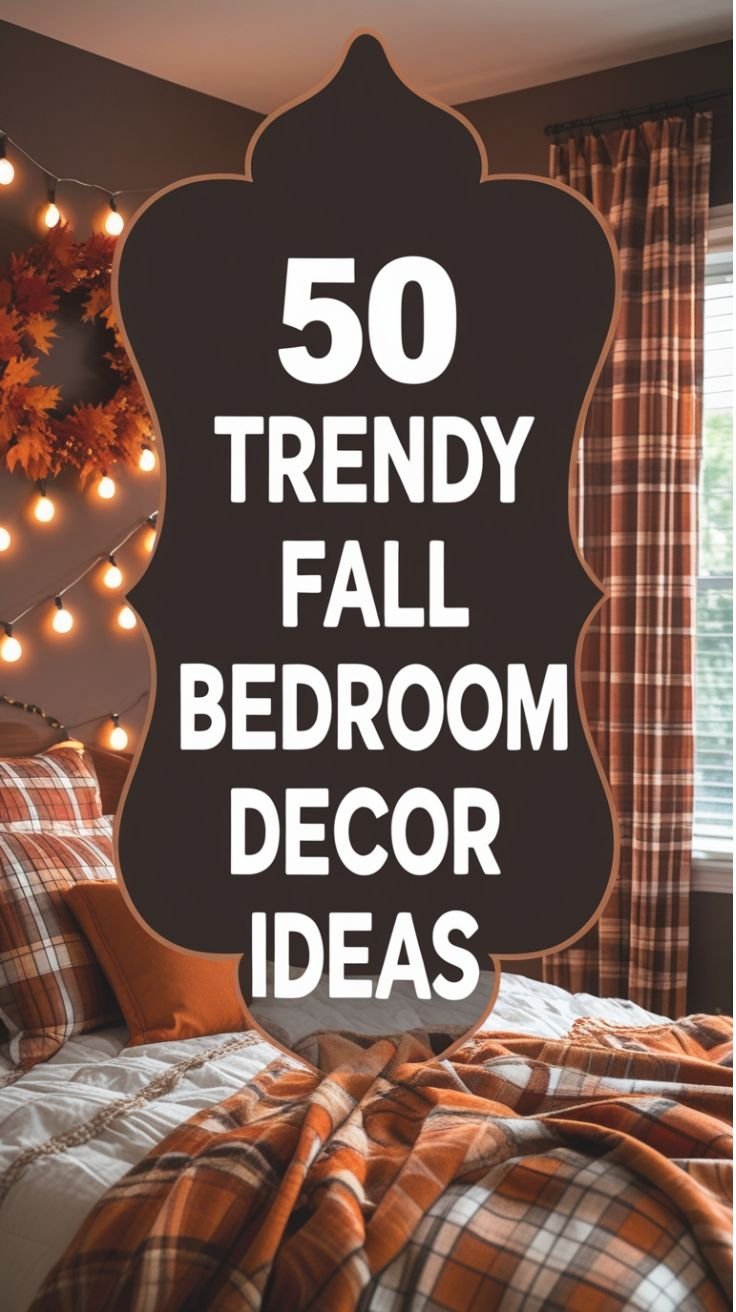 Trendy Fall Bedroom Decor Ideas