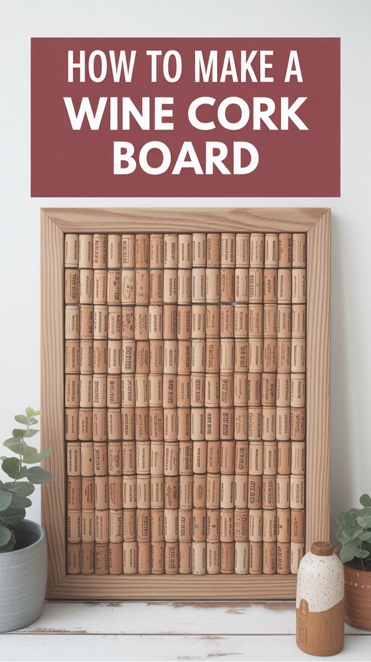 how to make a wine cork board Photo