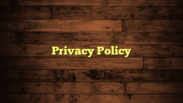 Privacy Policy 1 Privacy Policy
