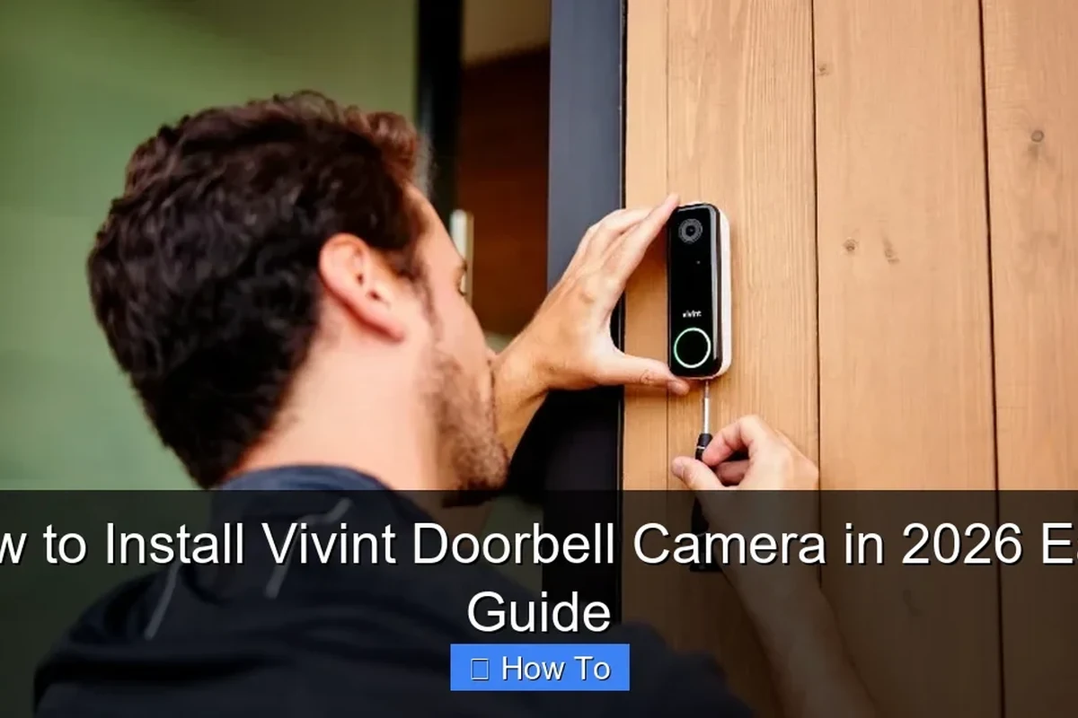How to Install a Vivint Doorbell Camera: Step-by-step Guide 2 how to install a vivint doorbell camera