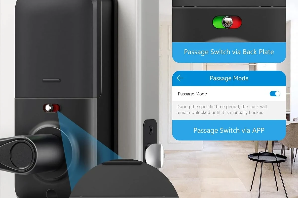 What Is Passage Mode on Smart Lock and How to Use It? 3 what is passage mode on smart lock