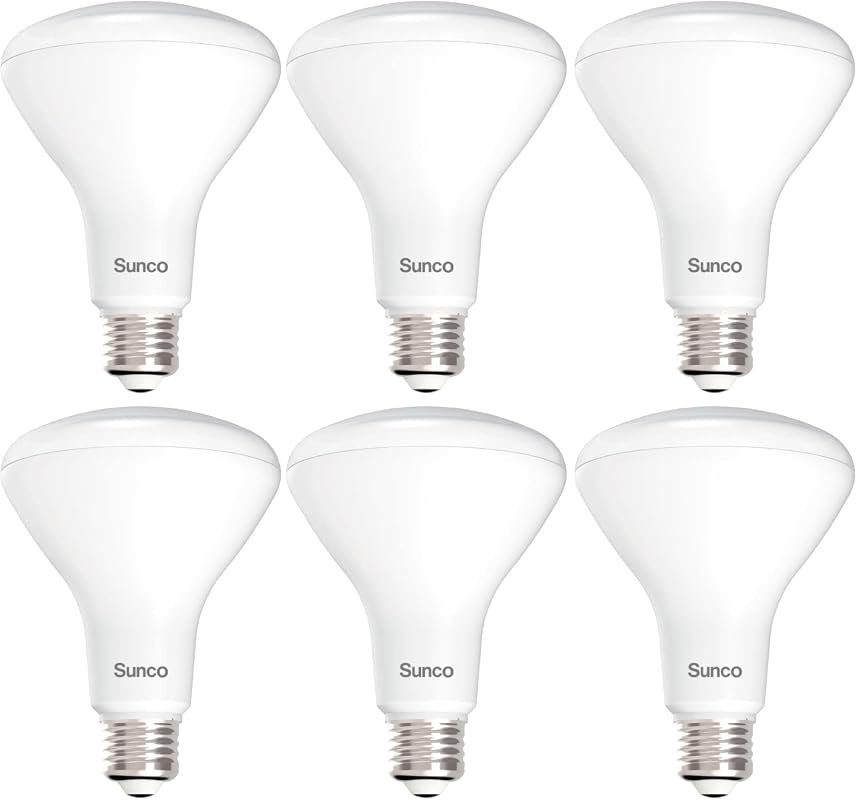 10 Best Light Bulb for Kitchen to Buy: Top Picks Compared 6 Sunco 6 Pack BR30 LED Flood Light Bulbs, E26 Base, 11W Equivalent to 65W, Warm White 3000K