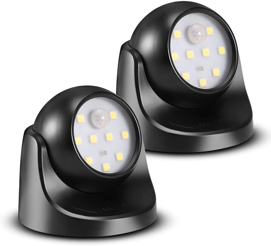 10 Best Outdoor Motion Sensor Lights Wireless Compared 10 6000K Battery Motion Sensor Light, Waterproof Wireless LED Wall Light with Auto On/Off Function