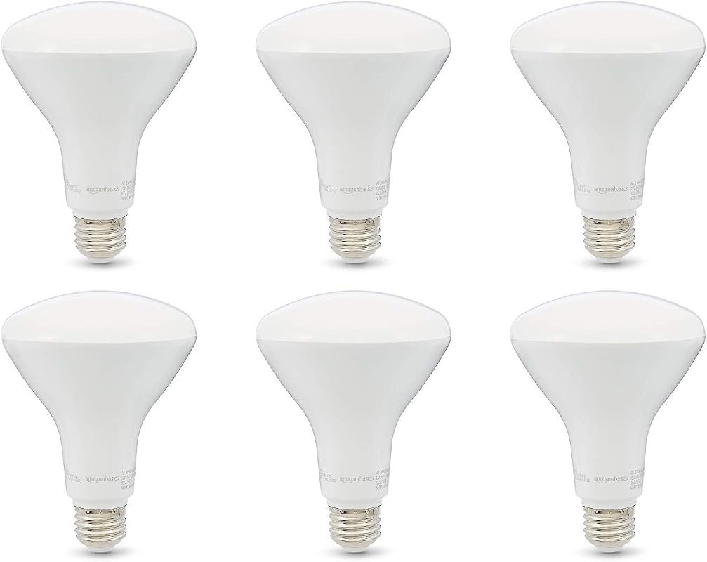 10 Best Light Bulb for Kitchen to Buy: Top Picks Compared 8 Amazon Basics Dimmable BR30 LED Light Bulbs, 65W Equivalent, Soft White 2700K, 10,000 Hour Lifetime, 6-Pack