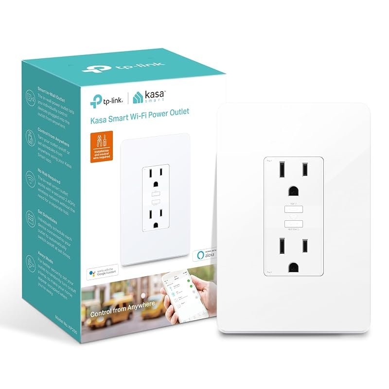 10 Best in Wall Smart Outlet: Top Picks & Buyer's Guide 6 Kasa Smart Plug KP200: Wi-Fi In-Wall Smart Home Outlet for Seamless Connectivity