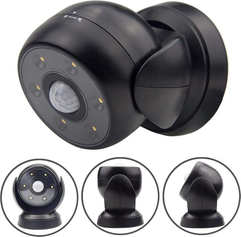 10 Best Outdoor Motion Sensor Lights Wireless Compared 3 BIGLIGHT Wireless Battery Operated Motion Sensor Spotlight, Waterproof LED Light for Indoor and Outdoor Use