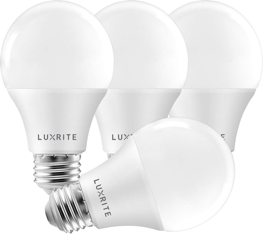 10 Best LED Bulbs for Outdoor Fixtures: Buyer's Guide 11 LUXRITE A19 LED Bulb 75W Equivalent, 1100LM Bright White, 5000K for High Brightness (4 Pack)