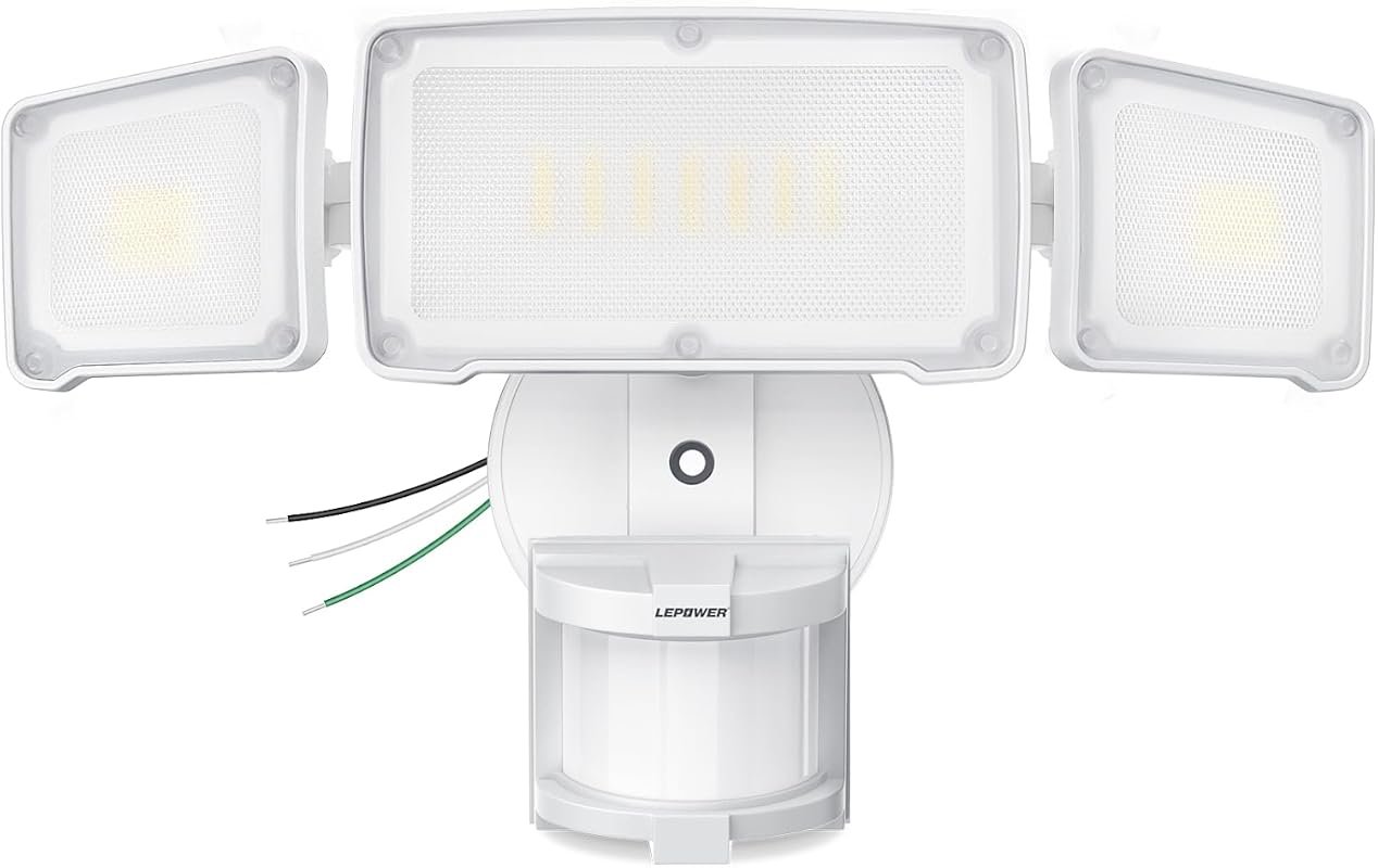 10 Best Exterior Motion Sensor Lights Worth Buying 6 LEPOWER LED Security Light with Motion Sensor, Easy Installation for Outdoor Safety Lighting
