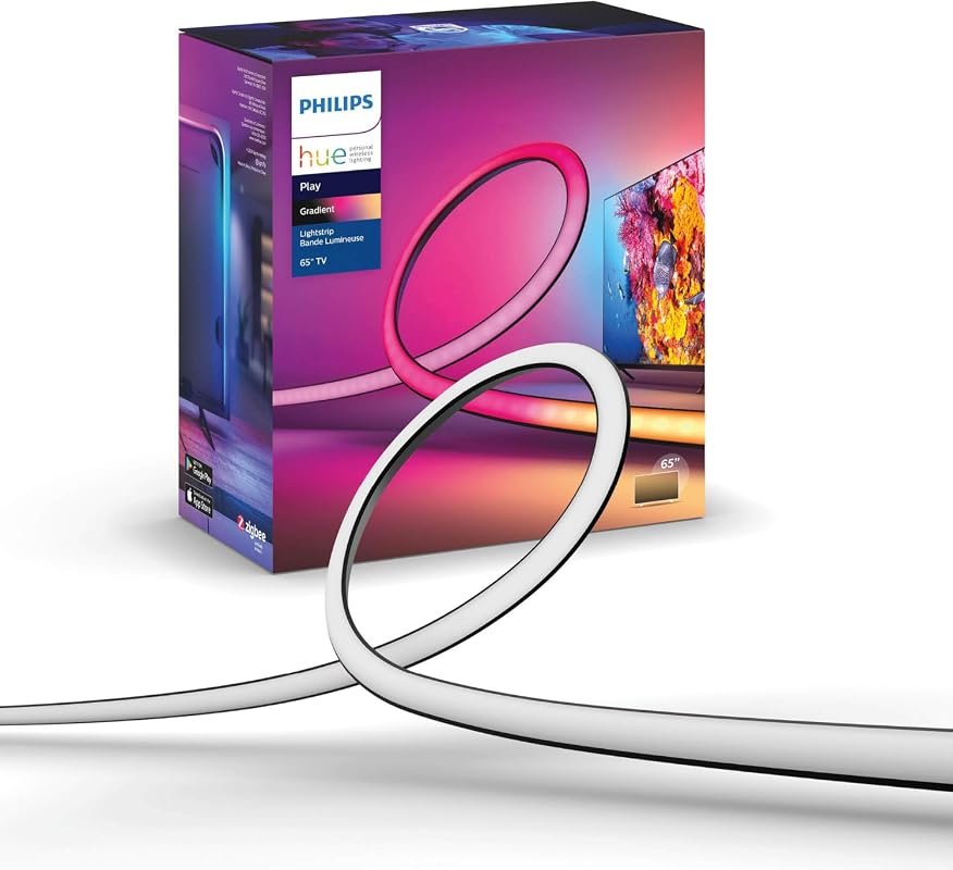 10 Best 65 Inch LED TV Reviewed & Compared: Buyer's Guide 8 Philips Hue Play Gradient 65" Smart TV Light Strip, Multicolor LED Sync with TV and Music