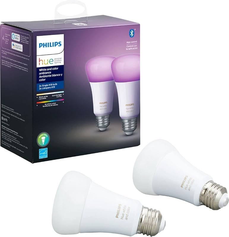 6 Best Lamps for Philips Hue to Buy: Top Picks Compared 7 Philips Hue Premium Smart Bulbs - 16 Million Colors, 2-Pack, Compatible with Smart Home Devices