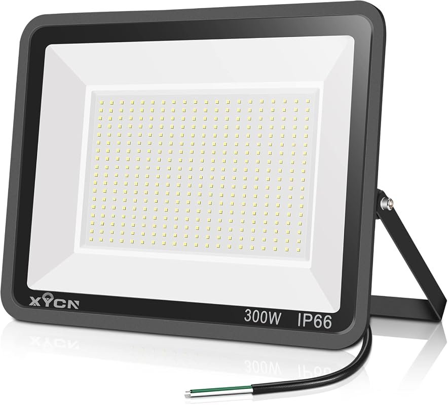 10 Best Flood Lights for Backyard: Buyer's Guide & Top Picks 4 XYCN 300W LED Flood Light - 2000W Equivalent, 42,500LM Brightness, IP66 Waterproof for Outdoor Security