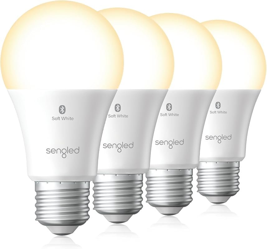 10 Best Smart Bulbs That Work with Alexa: Buyer's Guide 8 Sengled Smart Light Bulbs, 75W Equivalent, High Brightness 1050 Lumens, Bluetooth Mesh, Soft White, 4 Pack