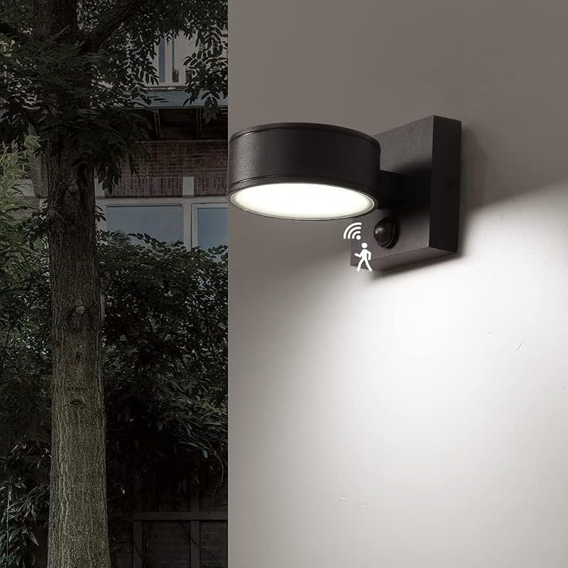 10 Best Exterior Motion Sensor Lights Worth Buying 8 Motion Sensor Outdoor Lights, Aluminum LED Porch Sconce with Waterproof and Multiple Color Temperature Options