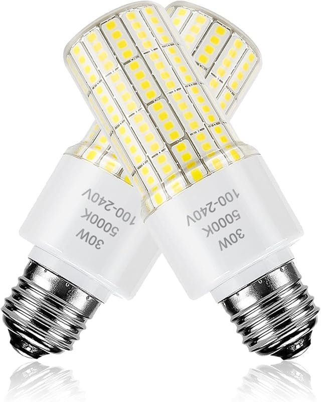 9 Best LED Bulb for Outside Light: Features & Buyer's Guide 7 2 Pack 30W LED Corn Light Bulbs, 3750 Lumen, 5000K Waterproof for Outdoor/Indoor Use