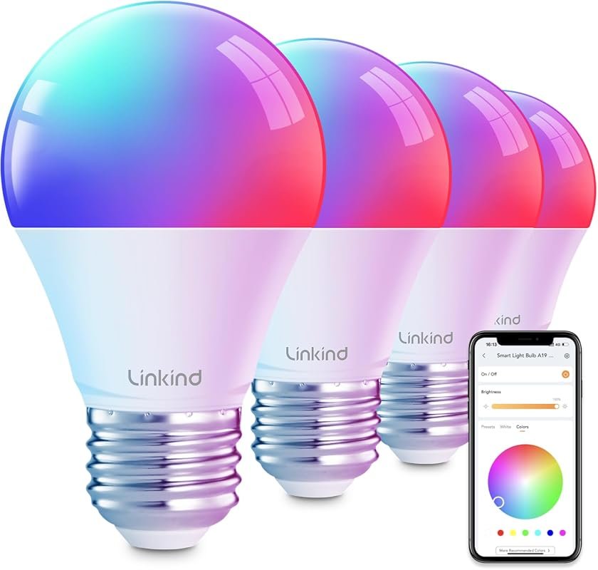 10 Best Google Home Smart Bulbs: Features & Buyer's Guide 9 Linkind Smart Light Bulbs - Compatible with Alexa, Google Home, and AiDot for Smart Living