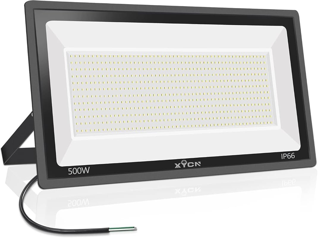10 Best Flood Lights for Backyard: Buyer's Guide & Top Picks 11 XYCN 500W LED Flood Light - 58,500LM, 5000K Brightness, IP66 Waterproof for Commercial Outdoor Lighting