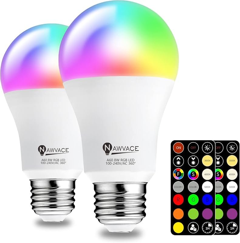 10 Best Color Changing Light Bulb to Buy: Top Picks Compared 10 LED Color Changing Light Bulb with Remote, 60W Equivalent, Dimmable E26 A19 for Versatile Lighting