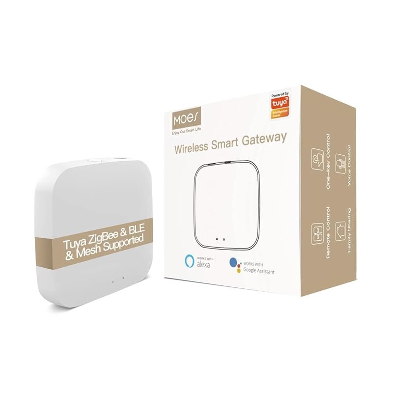 10 Best Smart Home Hub 2026: Top Picks & Buyer's Guide 11 MOES ZigBee & Bluetooth Mesh Gateway: Tuya Wireless Smart Home Bridge Hub for Smart Devices