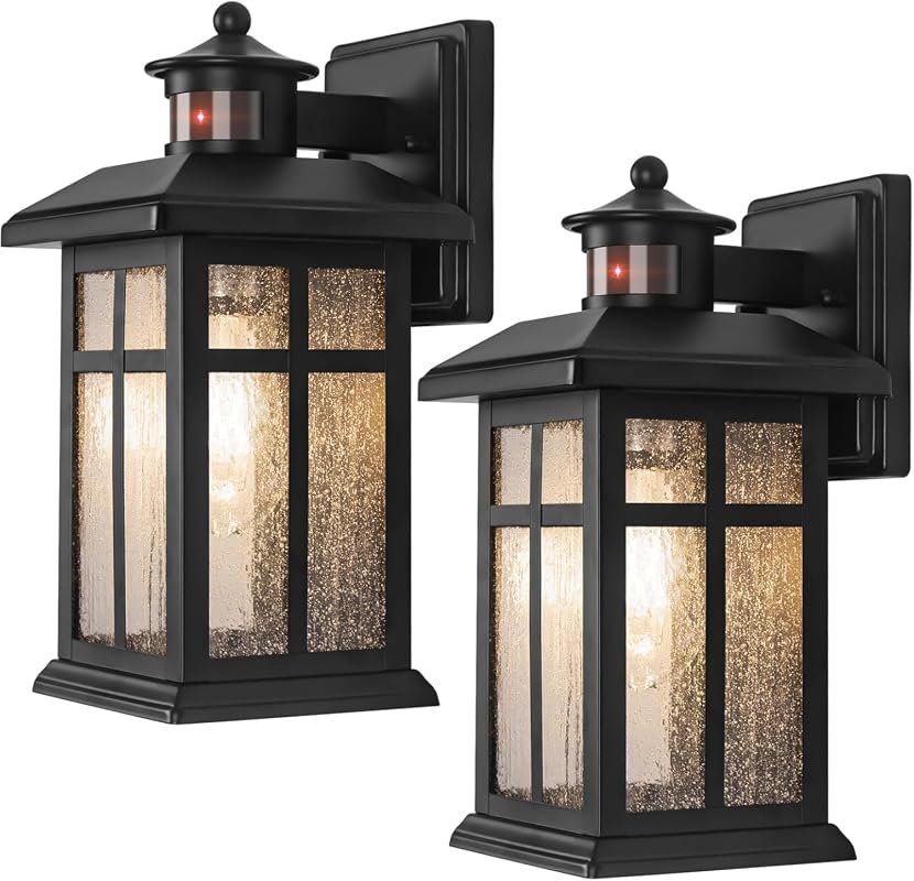 10 Best Exterior Motion Sensor Lights Worth Buying 9 Motion Sensor Outdoor Wall Lights 2-Pack with Dusk to Dawn Function for Reliable Outdoor Lighting