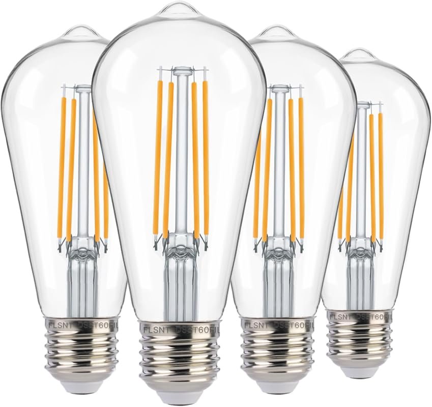 10 Best Bulbs for Porch Lights Worth Buying: Top Picks 10 FLSNT Dusk to Dawn Outdoor Sensor ST19 LED Bulbs, 800LM Soft White, 4-Pack