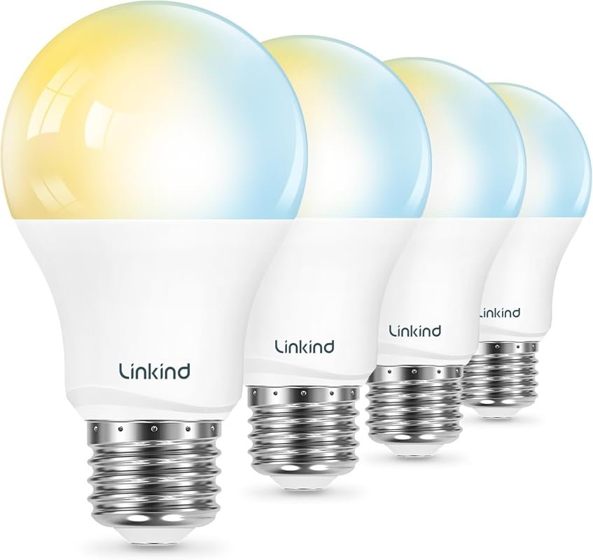 10 Best Google Home Smart Bulbs: Features & Buyer's Guide 5 Linkind Smart Light Bulbs - Voice Control with Alexa and Google Home, Easy Setup