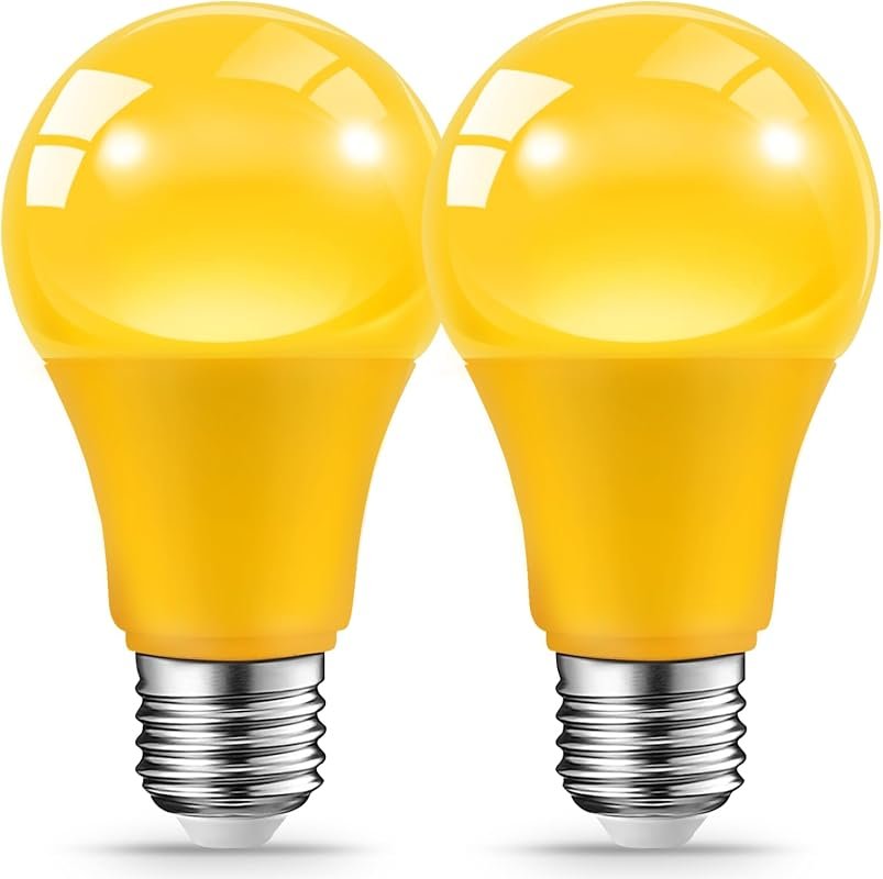 10 Best Bulbs for Porch Lights Worth Buying: Top Picks 11 JAHEKS LED Yellow Bug Light Bulbs, 9W for Outdoor Use, 2000K Amber Light, 2-Pack