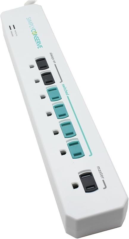 10 Best Energy Saving Power Strips Worth Buying: Top Picks 5 Simply Conserve Advanced Power Strip SC73T1, Multiple Outlets Surge Protector with Child Safety Covers for Electronics